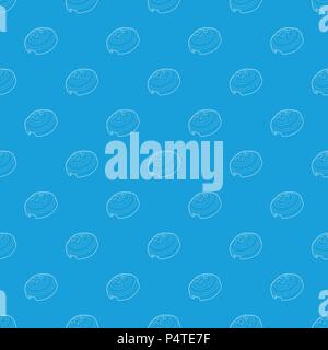 Fumigator pattern vector seamless blue Stock Vector