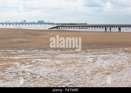 Beach of the resort village of Jemite in winter, Anapa, Krasnodar region, Russia Stock Photo