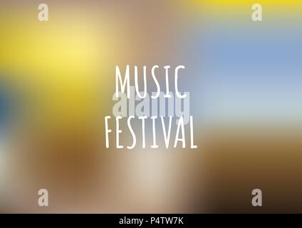 Gradient pattern background with text. Summer concept design. Vector illustration. Stock Vector
