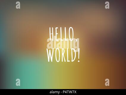 Gradient pattern background with text. Summer concept design. Vector illustration. Stock Vector