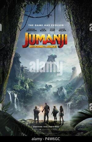 Original Film Title: JUMANJI: WELCOME TO THE JUNGLE.  English Title: JUMANJI: WELCOME TO THE JUNGLE.  Film Director: JAKE KASDAN.  Year: 2017. Credit: SONY PICTURES ENTERTAINMENT / Album Stock Photo