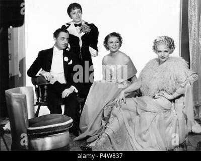 Original Film Title: THE GREAT ZIEGFELD.  English Title: THE GREAT ZIEGFELD.  Film Director: ROBERT Z. LEONARD.  Year: 1936.  Stars: LUISE RAINER; WILLIAM POWELL; MYRNA LOY; VIRGINIA BRUCE. Credit: M.G.M / Album Stock Photo