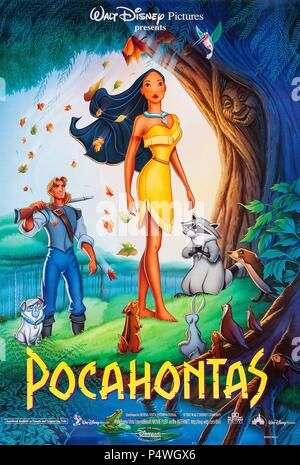 Original Film Title: POCAHONTAS.  English Title: POCAHONTAS.  Film Director: ERIC GOLDBERG; MIKE GABRIEL.  Year: 1995. Credit: WALT DISNEY PRODUCTIONS / Album Stock Photo