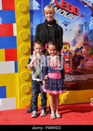 Dezi James Calvo; Jaime Pressly 137- arriving at The Lego Movie ...