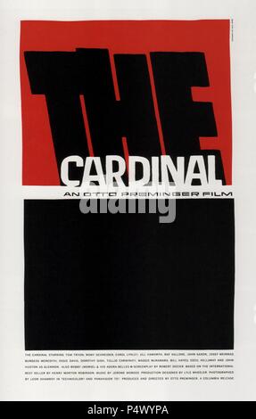 Original Film Title: THE CARDINAL.  English Title: THE CARDINAL.  Film Director: OTTO LUDWIG PREMINGER.  Year: 1963. Credit: COLUMBIA/PREMINGER/GAMMA / Album Stock Photo