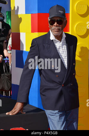 Morgan Freeman 130 arriving at The Lego Movie Premiere at the Westwood Village Theatre in Los Angeles.Morgan Freeman 130 ------------- Red Carpet Event, Vertical, USA, Film Industry, Celebrities,  Photography, Bestof, Arts Culture and Entertainment, Topix Celebrities fashion /  Vertical, Best of, Event in Hollywood Life - California,  Red Carpet and backstage, USA, Film Industry, Celebrities,  movie celebrities, TV celebrities, Music celebrities, Photography, Bestof, Arts Culture and Entertainment,  Topix, Three Quarters, vertical, one person,, from the year , 2014, inquiry tsuni@Gamma-USA.com Stock Photo