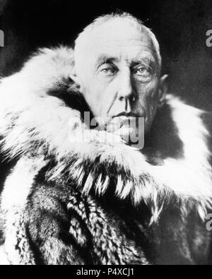 Roald Amundsen. Norwegian explorer: First person to reach the South Polo in December 1911. Stock Photo