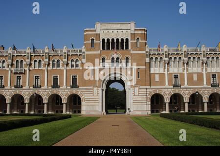 UNIVERSIDAD RICE. Vista del exterior. HOUSTON. Estado de Texas. Estados Unidos. Stock Photo