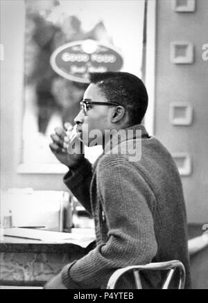 Benjamin Cowins during a sit-in at McCrory's lunch counter in Tallahassee, Florida on February 21, 1961. A group of Florida A&M students had been arrested a year earlier after a sit-in at a Tallahassee Woolworth's lunch counter. Stock Photo