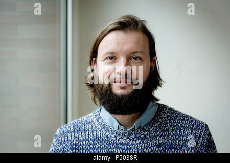 Man with beard, portrait Stock Photo