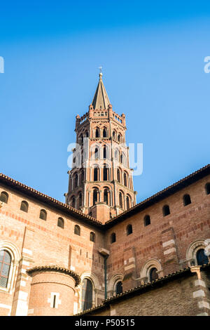 France, Haute-Garonne, Toulouse, Basilica of Saint Sernin Stock Photo