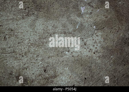 abstract simple background dark concrete with spots and cracks filter Stock Photo