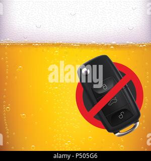 dont drink and drive Stock Vector