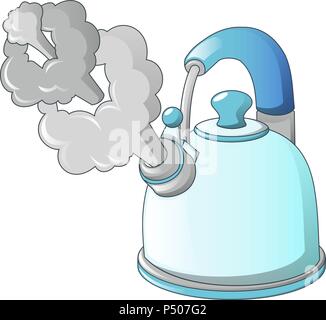 Boil kettle icon, cartoon style Stock Vector Image & Art - Alamy