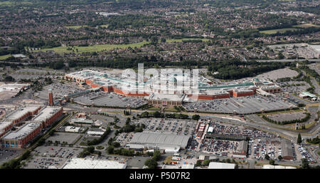 aerial view of The Trafford Centre, Manchester Stock Photo