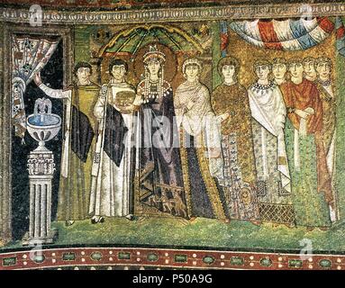 EMPRESS THEODORA (c 500-548) wife of Emperor Justinian I in a 