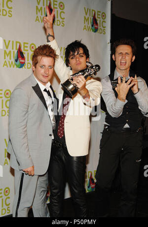 Green Day at  the MTV Music Video Awards press room in Miami.          -            GreenDay083.jpgGreenDay083  Event in Hollywood Life - California, Red Carpet Event, USA, Film Industry, Celebrities, Photography, Bestof, Arts Culture and Entertainment, Topix Celebrities fashion, Best of, Hollywood Life, Event in Hollywood Life - California,  backstage trophy, Awards show, movie celebrities, TV celebrities, Music celebrities, Topix, Bestof, Arts Culture and Entertainment, Photography,    inquiry tsuni@Gamma-USA.com , Credit Tsuni / USA, 2000-2001-2002-2003-2004-2005-2006-2007-2008-2009 Stock Photo