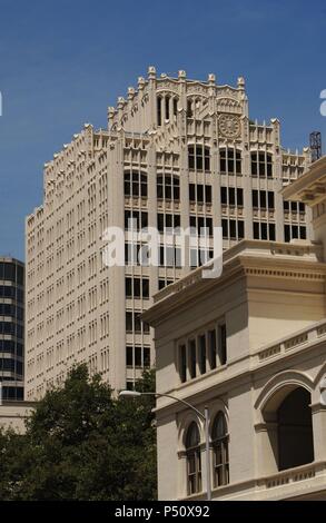 ESTADOS UNIDOS. AUSTIN. Vista de algunos edificios del centro de la ciudad. Estado de Texas. Stock Photo