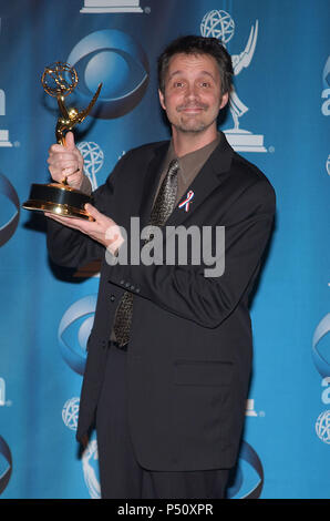 Alex Reid with Emmy for Outstanding Writing for a Comedy Series for 'Malcolm in the Middle' at the 53rd Primetime Emmy Awards at the Shubert Theatre in Los Angeles Sunday, Nov. 4,2001.          -            ReidAlex02.jpgReidAlex02  Event in Hollywood Life - California, Red Carpet Event, USA, Film Industry, Celebrities, Photography, Bestof, Arts Culture and Entertainment, Topix Celebrities fashion, Best of, Hollywood Life, Event in Hollywood Life - California,  backstage trophy, Awards show, movie celebrities, TV celebrities, Music celebrities, Topix, Bestof, Arts Culture and Entertainment, Ph Stock Photo