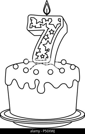 Birthday Cake Clipart Black And White No Candles Jameslemingthon Blog
