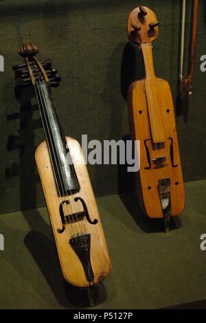 KEMANS. Museum of Greek Folk Instruments. Athens. Greece. Stock Photo