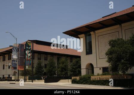 MUSEO DE ARTE BLANTON. Vista del exterior del edificio. AUSTIN. Estado de Texas. Estados Unidos. Stock Photo