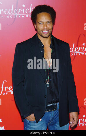 Gary Dourdan arriving at the Of Corsets for a Good Cause Benefit at the Rosevelt Hotel in Los Angeles. October 20, 2004.DourdanGary024 Red Carpet Event, Vertical, USA, Film Industry, Celebrities,  Photography, Bestof, Arts Culture and Entertainment, Topix Celebrities fashion /  Vertical, Best of, Event in Hollywood Life - California,  Red Carpet and backstage, USA, Film Industry, Celebrities,  movie celebrities, TV celebrities, Music celebrities, Photography, Bestof, Arts Culture and Entertainment,  Topix, vertical, one person,, from the years , 2003 to 2005, inquiry tsuni@Gamma-USA.com - Thre Stock Photo