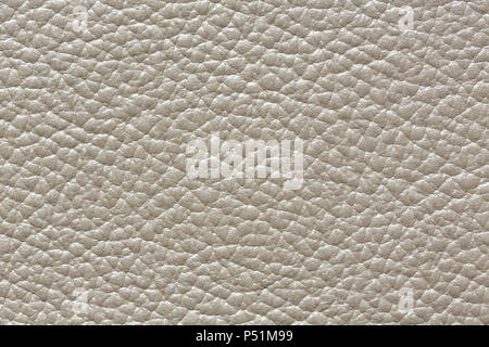 Contrast leather texture in elegant light grey tone. Stock Photo