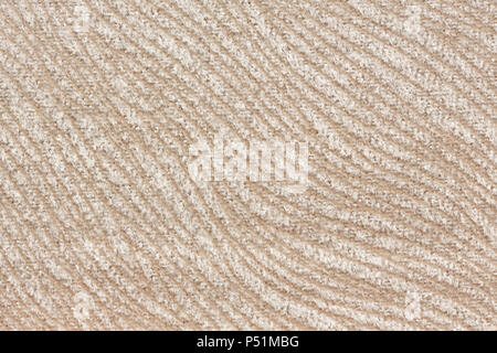 Extravagant light beige fabric texture. Stock Photo