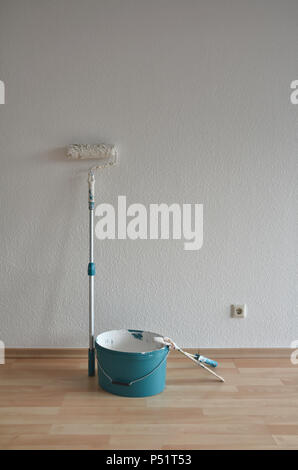 Tool of a craftsman on a construction site Stock Photo