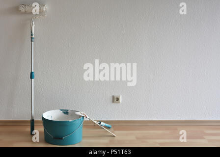 Tool of a craftsman on a construction site Stock Photo