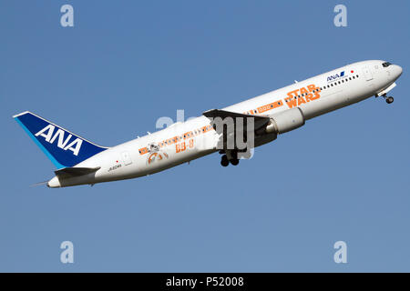 All Nippon Airways (ANA) Boeing 767-300ER sporting a special Star 