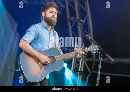 Tunbridge Wells, UK. 24th June, 2018 English singer-songwriter Michael David Rosenberg performing as Passenger at the Black Deer Festival, Eridge Park, Kent  UK..© Jason Richardson / Alamy Live News Stock Photo