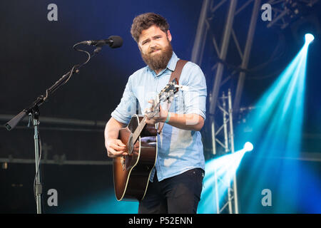 Tunbridge Wells, UK. 24th June, 2018 English singer-songwriter Michael David Rosenberg performing as Passenger at the Black Deer Festival, Eridge Park, Kent  UK..© Jason Richardson / Alamy Live News Stock Photo