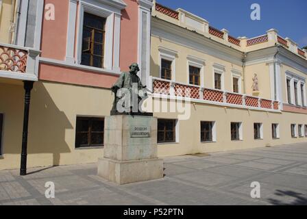 Ivan Aivazovsky (1817-1900). Russian painter. Sculpture near Aivazovsky Picture Gallery. Feodosiya. Ukraine. Stock Photo