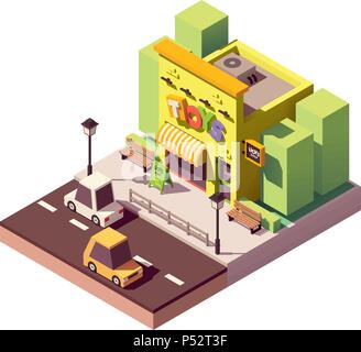 Vector isometric toy store Stock Vector