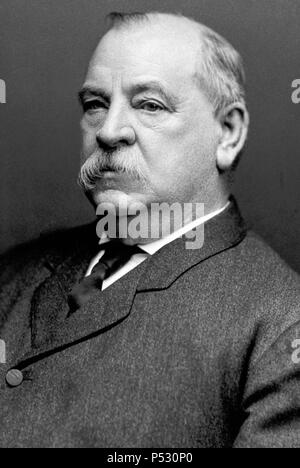 Grover Cleveland, 22nd and 24th President of the United States. Stock Photo