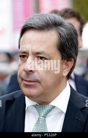 Iffezheim, Baden-Wuerttemberg, Germany - Markus Jooste, Manager and former CEO of Steinhoff International Holdings Stock Photo