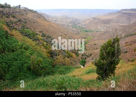 El al wadi in the Golan heights, Israel Stock Photo
