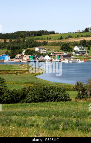 View of French River township in Prince Edward Island, Canada. Stock Photo