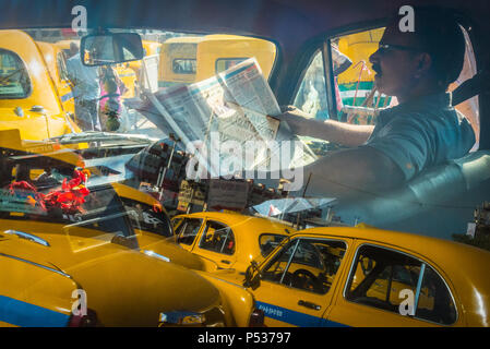 Indien Kolkata Taxi Driver Stockfoto und mehr Bilder von