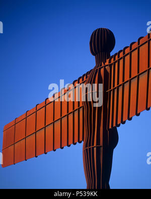 Close up of the Angel of the North, Tyne and Wear, England Stock Photo
