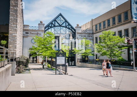 old quebec city mall guelph canada Stock Photo - Alamy