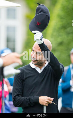 BMW PGA Championship 2018 Featuring: Pep Guardiola, Tommy Fleetwood ...