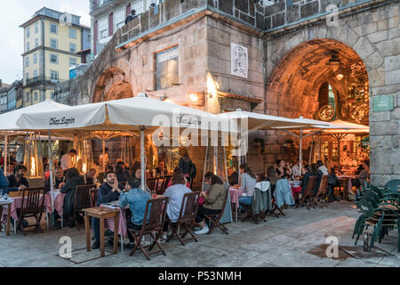 Chez Lapin, Restaurant Ribeira district, Porto, Portugal Stock Photo