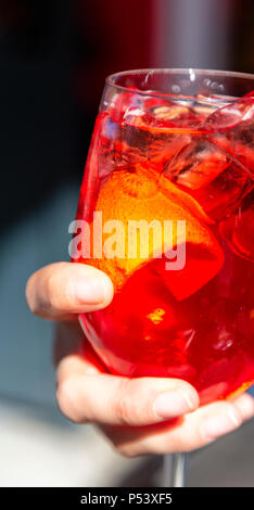 in cyprus the spritz tasty bitter like concept of party and  friends Stock Photo