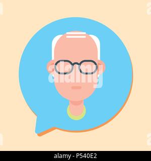 callcenter man support online operator, customer and technical service icon, chat concept, flat design Stock Vector