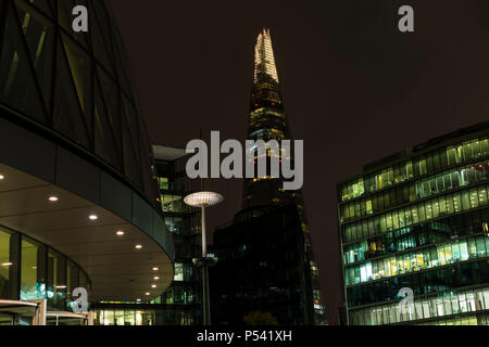 London United Kingdom, October 11 2017, Night scene of the city, Nice outdoors and architecture in Great Britain Stock Photo