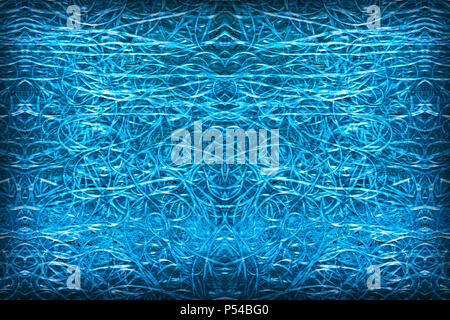 Abstract fiberglass background. Blue color. Stock Photo