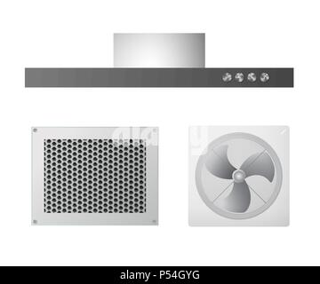 Ventilation equipment Stock Vector